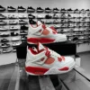 JORDEN 4 WHITE/RED