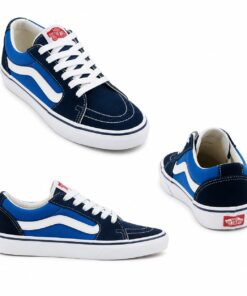 VANS OLD SCHOOL BLU WHITE
