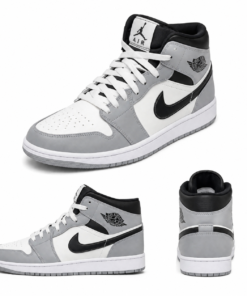 NIKE  JORDAN 1 MID SMOKE  GREY